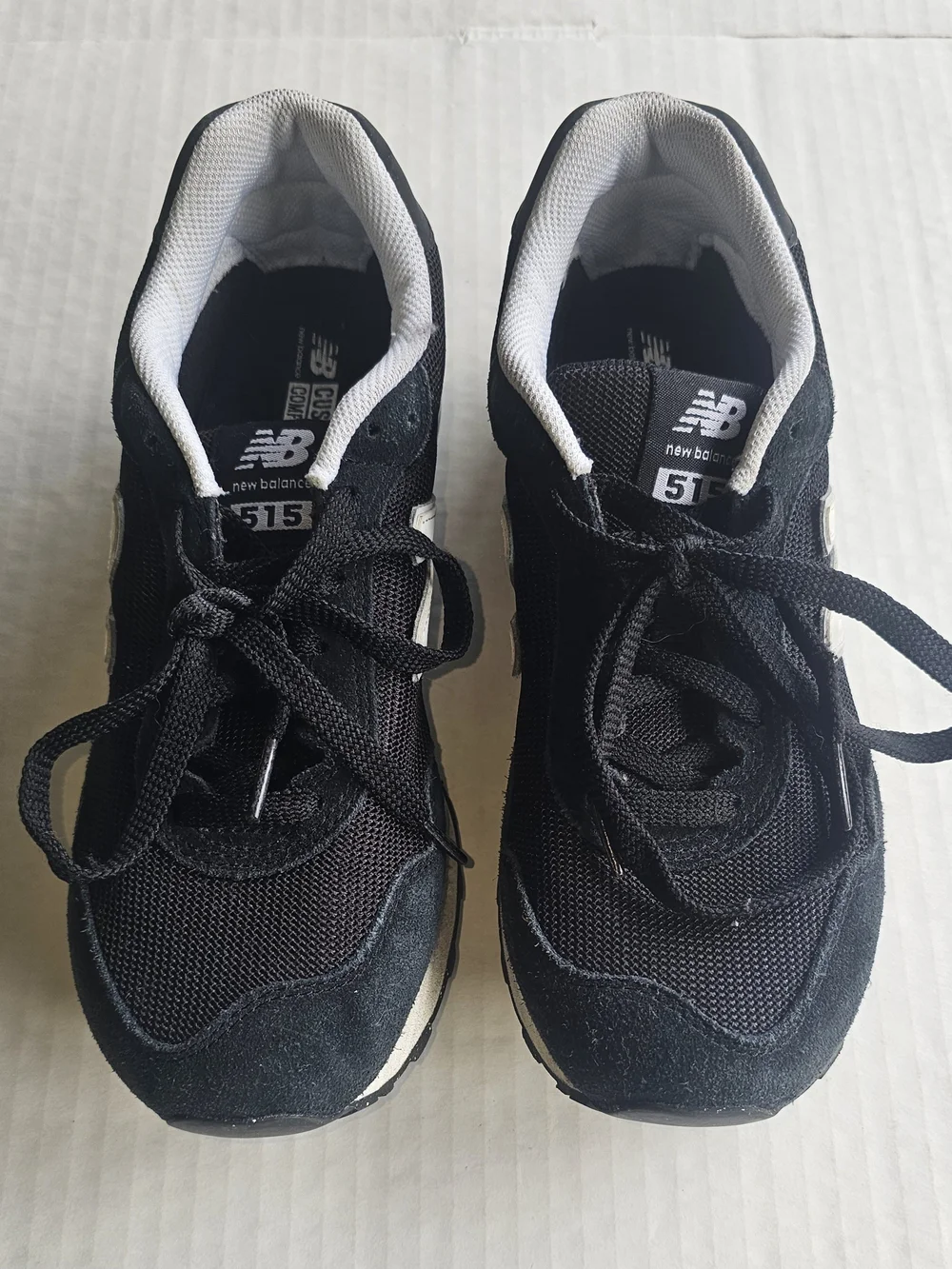 New Balance Women's Black and White 515 Athletic Sneakers